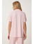 Desenli Esnek Yumuşak Dokulu Pijama Takımı LFP0004 Pembe 5