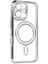 iPhone 16 Kılıf Joke Simli Magneticsafe Kılıf - Gri 3