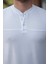 Erkek Hakim Yakalı Kısa Kollu Pamuklu T-Shirt 3