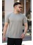 Erkek Ağaç Kabuğu Desenli Kısa Kollu T-Shirt 1