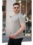 Erkek Ağaç Kabuğu Desenli Kısa Kollu T-Shirt 2