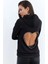 Kadın Siyah Sırt Dekolteli Taşlı Sweatshirt BTH15 3