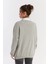 Kadın Gri Nakışlı Sweatshirt YLE20 4