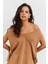 Kadın Camel Triko Süveter YV103 1