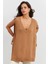 Kadın Camel Triko Süveter YV103 3