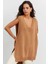 Kadın Camel Triko Süveter YV103 4
