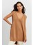 Kadın Camel Triko Süveter YV103 5