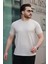 Erkek Kısa Kollu Zigzag Desenli T-Shirt 1