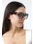 Kadın Cat Eyes Kahverengi UV400 Koruma Güneş Gözlüğü 23028 C3 2