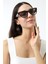 Kadın Cat Eyes Kahverengi UV400 Koruma Güneş Gözlüğü 23028 C3 4