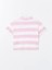 Lcw Kids Pembe Polo Yaka Kısa Kollu Kız Çocuk Tişört 2