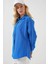 Oversize Uzun Basic Kadın Gömlek 3900 4