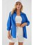 Oversize Uzun Basic Kadın Gömlek 3900 5