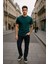 Erkek Likralı Regular Fit Lacivert Jean Pantolon 1