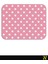 Pembe Beyaz Puantiye Desenli Ergonomik Mouse Pad - 23 cm x 19 cm - Kaydırmaz Taban Ev ve Ofis Kullanımı Için Ideal Fare Altlığı Mousepad 1