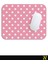 Pembe Beyaz Puantiye Desenli Ergonomik Mouse Pad - 23 cm x 19 cm - Kaydırmaz Taban Ev ve Ofis Kullanımı Için Ideal Fare Altlığı Mousepad 4