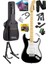 RPH-40WB-ST Siyah Beyaz Elektro Gitar Seti Hsh Manyetik Maple Klavye Üst Kalite 1