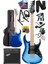 DE-150BL-25AMP Maple Klavye Hh Yüksek Kaliteli 25W Amfili Elektro Gitar Seti 2