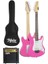 CEG-36PK 8-12 Yaş Çocuklar Için Amfili Full 3/4 36 Inç Elektro Gitar Seti Pembe 2