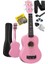 UKX-901 Pk Pembe Soprano Ukulele (Askı Çanta Metod Pena) 1