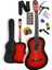 CG-34RD Kaliteli 34 Inç 1/2 Juniur Gitarı 4-8 Yaş Arası (Çanta Capo Nota Sticker Askı 1