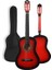 CG-34RD Kaliteli 34 Inç 1/2 Juniur Gitarı 4-8 Yaş Arası (Çanta Capo Nota Sticker Askı 2