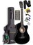 CG-395BK Siyah Klasik Gitar 4/4 Sap Ayarlı Kesik Kasa Full Set (Çanta Askı Tuner Metod Pena) 1