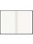 13X21 96 Yaprak Kareli Ciltli Premier Defter - Siyah 2