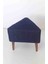 Sahra Peri Bench Puf Üçgen Puf Tabure Bohem Puf Prizma Teddy Kumaş 3gen Puf 2
