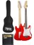 CEG-36RD 8-12 Yaş Çocuklar Için Amfili Full 3/4 36 Inç Elektro Gitar Seti Kırmızı 2