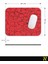 Sevimli Kediler Siyah Kırmızı Renkli Ergonomik Mouse Pad - 23 cm x 19 cm - Kaydırmaz Taban Ev ve Ofis Kullanımı Için Ideal Fare Altlığı Mousepad 6