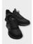 Unisex Günlük Cilt Rahat Snekaer Spor Ayakkabı Siyah 2