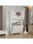 75 x 165 x 30 cm ARD-141 2 Kapaklı 2 Bölmeli Sepet Raflı Banyo Dolabı Kirli Çamaşır Dolabı 2