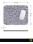 Sevimli Kediler Gri Renkli Ergonomik Mouse Pad - 23 cm x 19 cm - Kaydırmaz Taban Ev ve Ofis Kullanımı Için Ideal Fare Altlığı Mousepad 6
