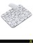 Sevimli Kediler Beyaz Renkli Ergonomik Mouse Pad - 23 cm x 19 cm - Kaydırmaz Taban Ev ve Ofis Kullanımı Için Ideal Fare Altlığı Mousepad 5