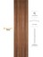 Mod 60X245 cm Ceviz Renk Akustik Ahşap Duvar Paneli 1
