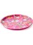 Çiçekli Tepsi - Pembe - 35 cm 2