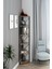 Datça 6 Raflı Metal Köşe Mutfak Rafı Dekoratif Çok Amaçlı Raf 180 cm Beyaz 3
