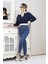 Kadın Koyu Mavi Motto Skinny Jean 2