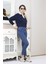 Kadın Koyu Mavi Motto Skinny Jean 3