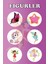 Kişiye Isme Özel Okul Etiketi Isim Etiketi Kalem Defter Etiketi Sticker Kız Figürlü Isimli Etiket 2