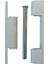 Pvc Plastik Pencere ve Kapılar Için Metal Menteşe, 95MM Uzun Tip, Beyaz 3