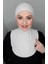 Tesettür Pratik Boyunluklu Hijab - Sporcu Bone Şal - Siyah BON23502 1