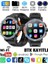 Watch PG Siyah 4G LTE Yuvarlak Akıllı Saat 16GB SIM Kartlı Kameralı WiFi Çocuk Huawei Apple iPhone Uyumlu 8 9 10 1