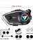 Y80 Interkom Motosiklet Kask Kulaklık Bluetooth 5.3 Type-C Su Geçirmez Intercom Set Iphone Android 5