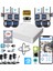 Xmcam 4'lü Güvenlik Kamera Seti Dual Lens Wifi Kayıt Cihazı 1tb HDD Gece Görüşlü Su Geçirmez 1