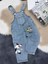 Looney Tunes Baskılı Unisex Çocuk Kot Salopet - Askılı Tulum 2
