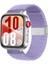 Watch Fit 3 / Fit 4 / Fit 4 Pro Uyumlu Solo Loop Örgü Kumaş Kordon – Metal Klipsli, Ayarlanabilir, Yumuşak ve Hafif Bileklik 1