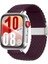 Watch Fit 3 / Fit 4 / Fit 4 Pro Uyumlu Solo Loop Örgü Kumaş Kordon – Metal Klipsli, Ayarlanabilir, Yumuşak ve Hafif Bileklik 1