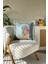 Leopar Desenli Fırfırlı Country, Iskandinav, Bohem 50X50 Dekoratif Yastık(Içi Dolgulu) 2